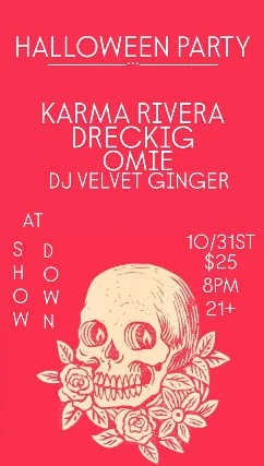 HALLOW'S EVE PURO PARI! w/DRECKIG, Karma Rivera, and  DJ's Omie and Velvet Ginger