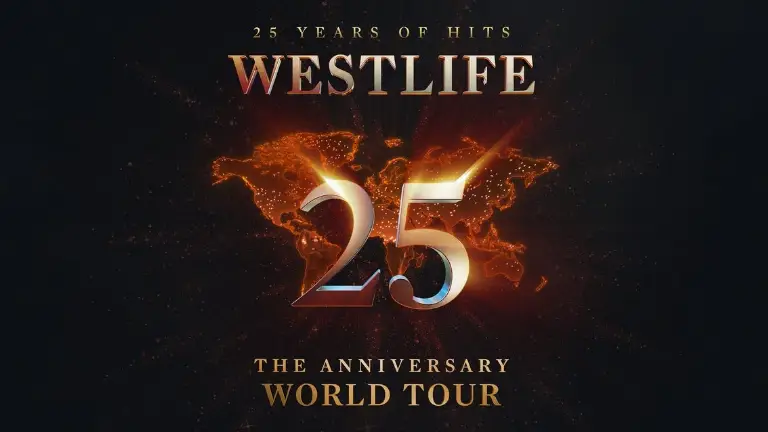 Event artwork: Westlife 25 - The Anniversary World Tour — Utilita Arena Sheffield — Sheffield — 7 October 2026