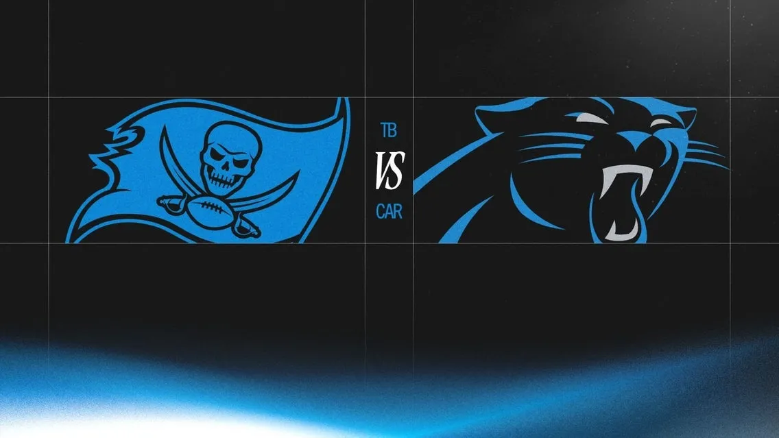 Event artwork: Carolina Panthers v Tampa Bay Buccaneers — Bank of America Stadium — Charlotte — 25 October 2026