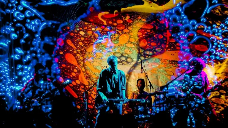 Event artwork: LSD AND THE SEARCH FOR GOD — Thekla — Bristol — 12 October 2026