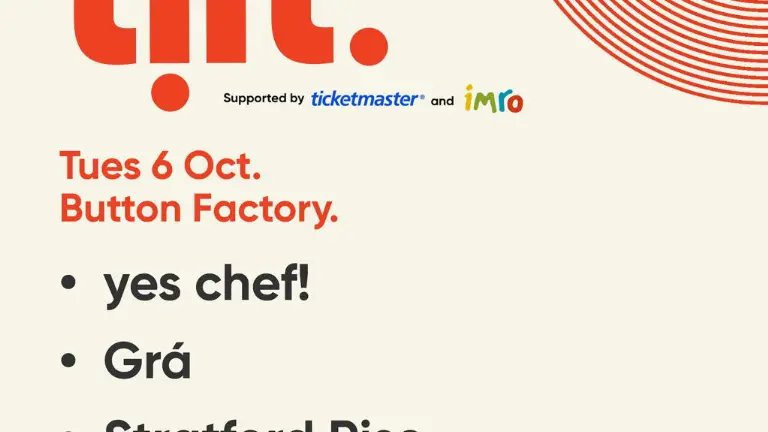 Event artwork: Tilt #42 — The Button Factory — Dublin — 6 October 2026