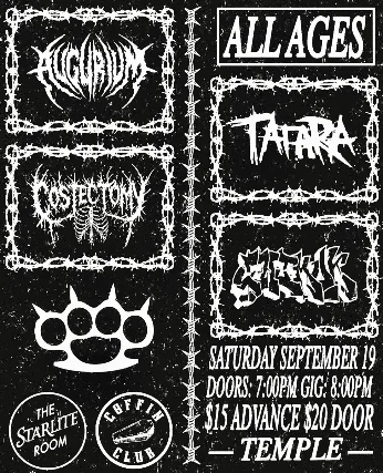 AUGURIUM w/ Tatara, Chimunk, Costectomy, Pythonic