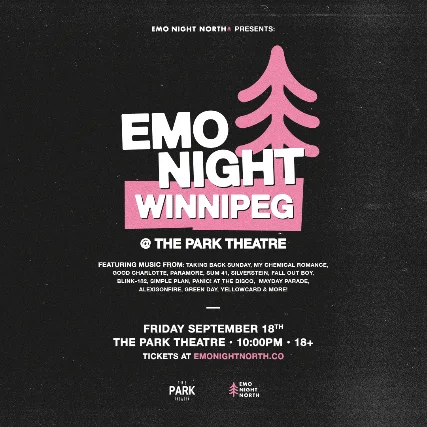 Emo Night Winnipeg at Park Theatre - Sep 18 2026 - LOW TICKETS