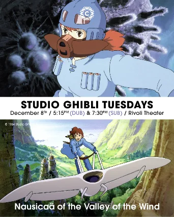 Nausicaä of the Valley of the Wind (Dub) in the Rivoli! *Studio Ghibli Tuesdays*