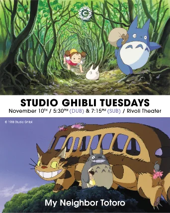 My Neighbor Totoro (Sub) in the Rivoli! *Studio Ghibli Tuesdays*
