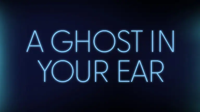 Event artwork: A Ghost in Your Ear — Audible's Minetta Lane Theatre — New York — 7 October 2026