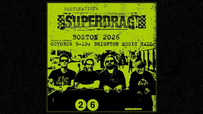 Event artwork: Destination: Superdrag [TWO-DAY TICKET] — Brighton Music Hall presented by Citizens — Boston — 9 October 2026