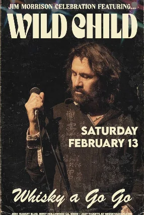 Jim Morrison celebration concert featuring  Wild Child