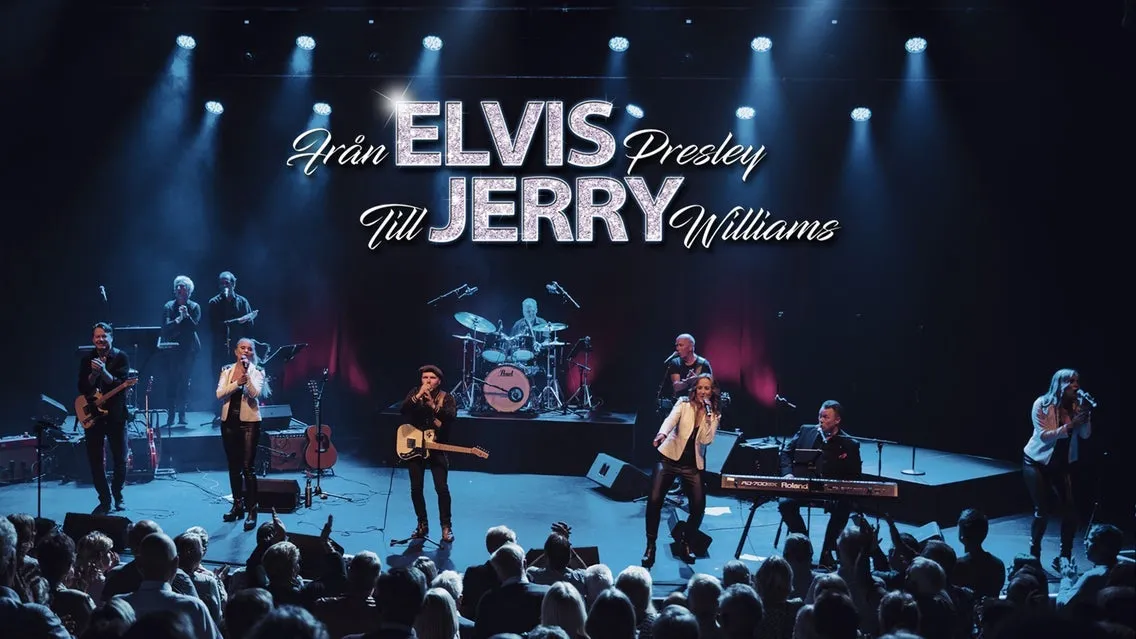 Event artwork: FROM ELVIS PRESLEY TO JERRY WILLIAMS — Sara kulturhus Stage 1 — Skellefteå — 18 September 2026