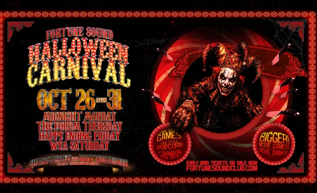 Fortune Sound Halloween Carnival at Midnight Mondays