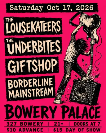 The Lousekateers | The Underbites | Giftshop | Borderline Mainstream