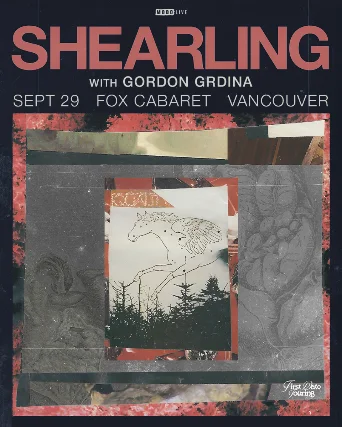 Event artwork: Shearling with Gordon Grdina — The Fox Cabaret — Vancouver — 29 September 2026